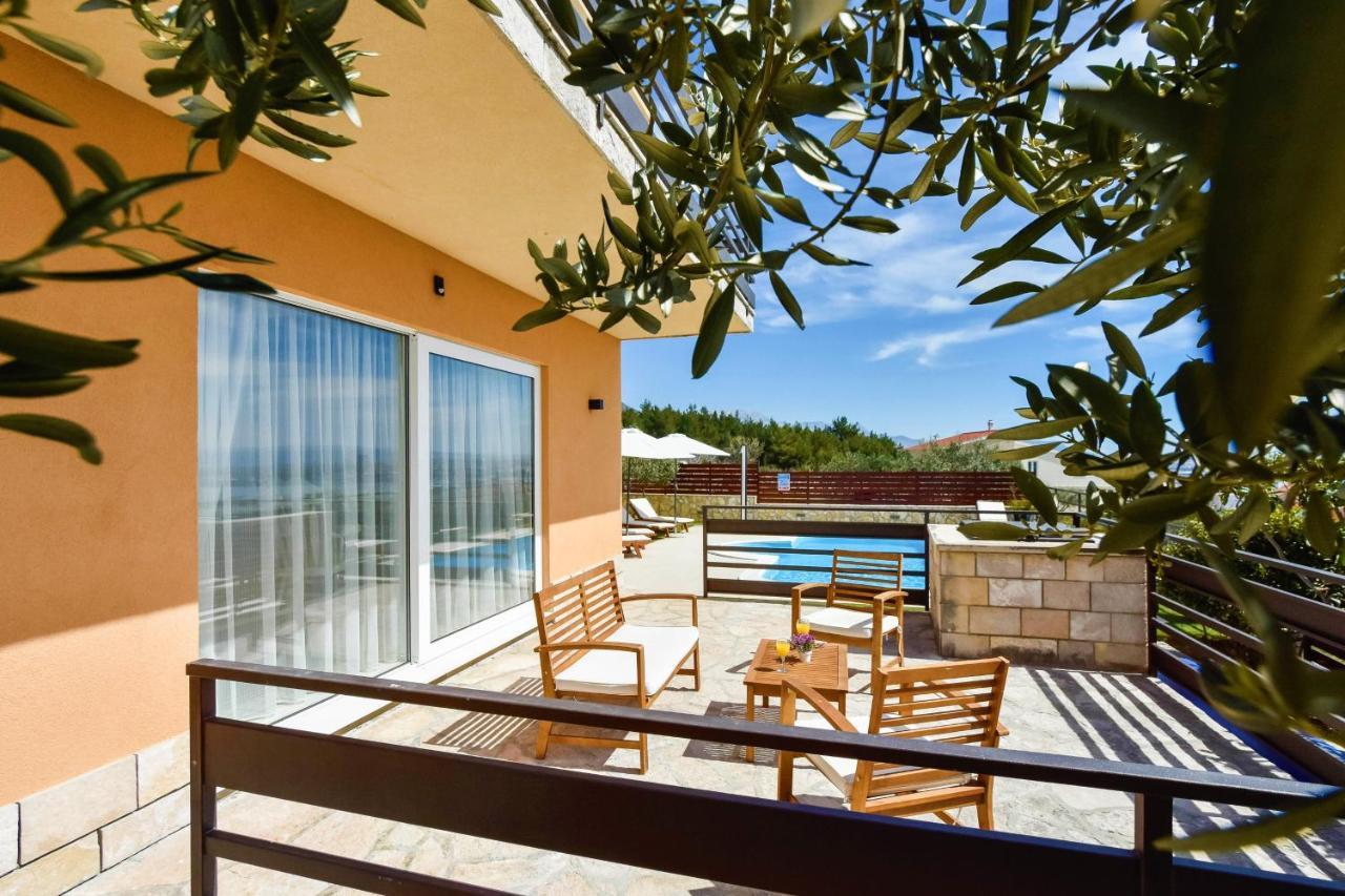 Holiday Home Magic View With Private Heated Pool Kaštela Exterior foto